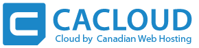 CACloud wordmark of 2015 with the tagline "Cloud by Canadian Web Hosting"